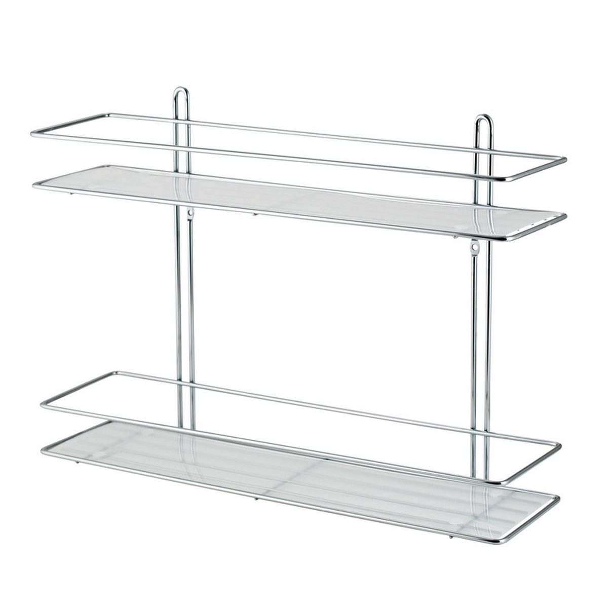 Полка Swensa У1200157, 2-ярусная, 40x11x28 см, металл/пластик
