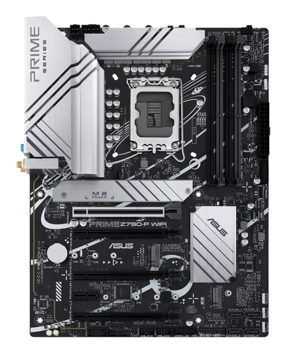 Материнская плата ASUS PRIME Z790-P WIFI, LGA1700, Intel Z790, 4xDDR5, 4xSATA, 3xM.2, 4xPCIe x16, 1xPCIe x1, DisplayPort, HDMI, 1x2.5Gb LAN, USB Type-C, 3x3.5 мм, 7.1, ATXМатеринская плата ASUS PRIME Z790-P WIFI, LGA1700, Intel Z790, 4xDDR5, 4xSATA, 3xM.2, 4xPCIe x16, 1xPCIe x1, DisplayPort, HDMI, 1x2.5Gb LAN, USB Type-C, 3x3.5 мм, 7.1, ATX
