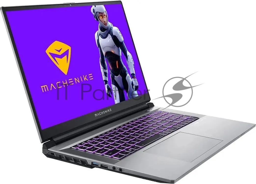 Ноутбук Machenike L17 Pulsar L Core i5 12450H 16Gb SSD1Tb NVIDIA GeForce RTX4050 6Gb 17.3" IPS FHD (1920x1080) FreeDOS grey WiFi BT Cam 2668mAh (JJ00GA00JRU)