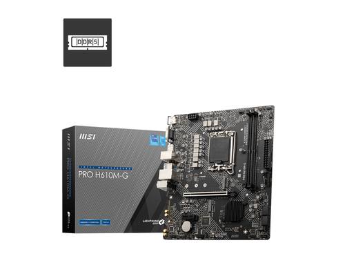 MICROSTAR MSI PRO H610M-G, LGA 1700, Intel H610, mATX, Ret