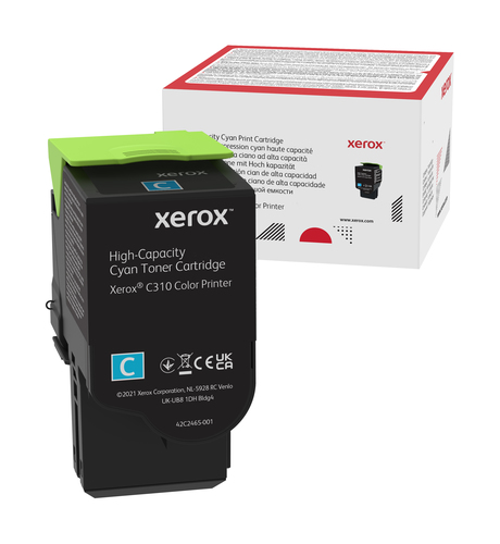 Картридж Xerox C310/C315 Голубой с тонером емкости (5 500 страниц) 006R04365