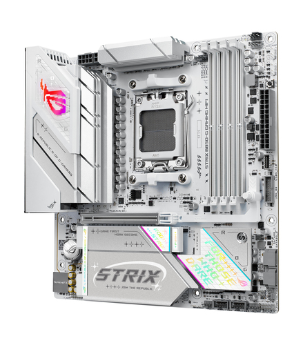 ASUS ROG STRIX B850-G GAMING WIFI, AM5, B850, 4*DDR5, 2*SATA, 4*M.2, 6*USB 3.2, 2*USB 2.0, Type-C, 2*PCIx16, DP+HDMI, ATX; 90MB1M30-M0EAY0