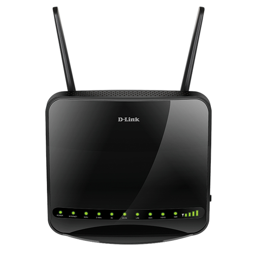 DWR-956/4HDB1E - Маршрутизатор, D-Link, DWR-956/4HDB1E, Встроенный LTE-модем. Слот для SIM-карты (mini-SIM), Порт WAN 10/100/1000BASE-TПорт WAN 10/100/1000BASE-T, 4 порта LAN 10/100/1000BASE-T, Порт FXS