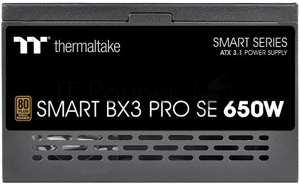 Блок питания Thermaltake Smart BX3 Pro SE 650W, 650Вт, 80+ Bronze, 120мм, немодульный, черный