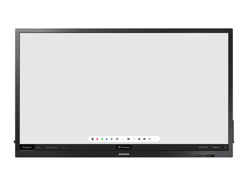 Сенсорный дисплей Samsung QB75N-W, 75", LED, 3840x2160 (Ultra HD), 300 кд/кв.м, со встроенными колонками, SoC 6.0 и Wi-Fi, режим работы 16/7, черный