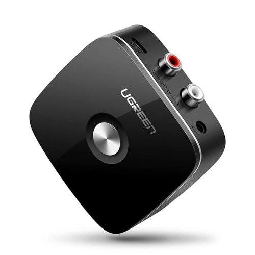 Ресивер беспроводной UGREEN CM123 (30445) Wireless Bluetooth Audio Receiver 5.3 with 3.5mm and 2RCA Adapter with SRRC. Цвет: черный