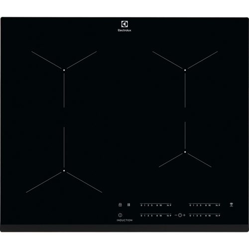 Встраиваемая варочная поверхность ELECTROLUX/ индукционная, 60 см, распознавание наличия посуды, черный цвет