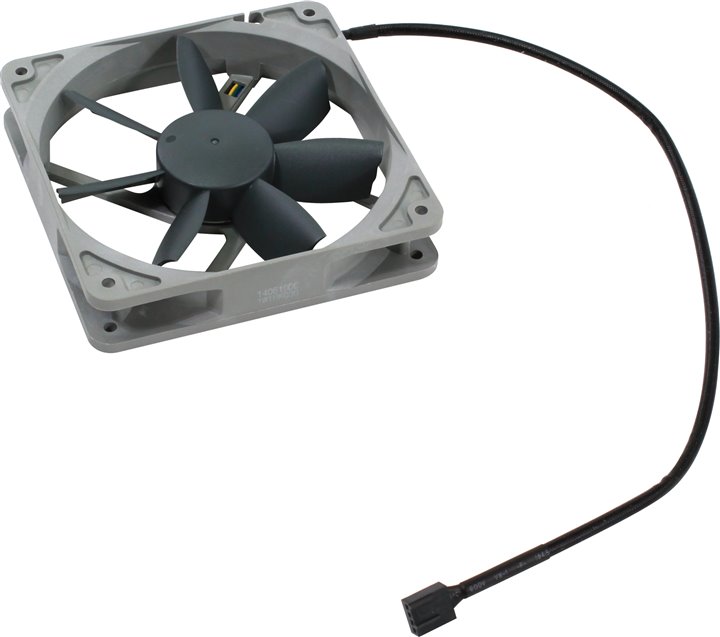 Noctua NF-S12B redux-1200 PWM (4пин, 120x120x25мм,  18.1дБ, 400-1200 об/мин)