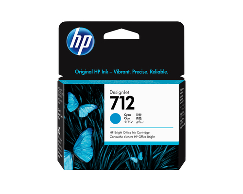 Картридж Cartridge HP 712 для DJ T230/T630/T650/Studio, голубой, 29 мл