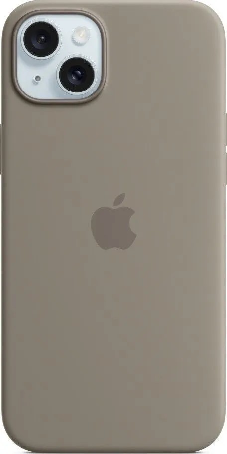 Оригинальный защитный чехол Apple iPhone 15 Silicone Case with MagSafe Clay