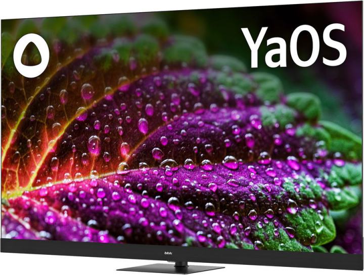 65" QLED ЖК телевизор BBK 65LED-8259/UTS2C (3840x2160, HDMI, LAN, WiFi,  BT,  USB,  DVB-T2, SmartTV)