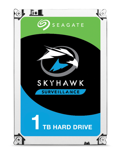 Жесткий диск Seagate Skyhawk HDD 3.5" SATA 1Tb, 5900 rpm, 64Mb buffer, 512e/4Kn, CMR, ST1000VX005, 1 year, (analog ST1000VX001)