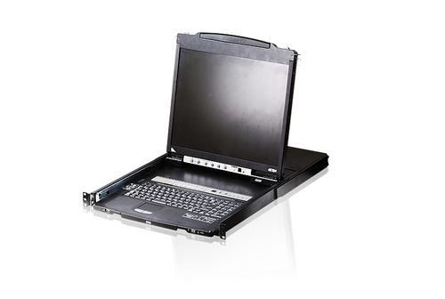 KVM-консоль ATEN - CL5808N, 8PC, 19", SPHD-18 (Female) - 8 ports, CL5808N-ATA-RG