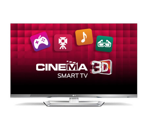 32" LED ЖК телевизор LG 32LM669T(1920x1080, HDMI,LAN, WiFi, USB,  2D/3D, DVB-T2, SmartTV)