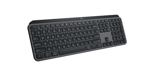 Беспроводная клавиатура Logitech MX Keys S, Bluetooth/Радиоканал, серый/черный (920-011600)