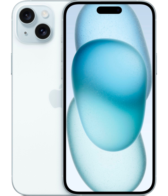 Смартфон Apple iPhone 15 Plus 128 ГБ, Dual nano SIM, голубой