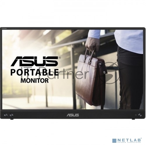 Монитор 15.6" ASUS ZenScreen MB16ACV IPS 1920x1080, 60 Гц, 5 мс, 16:9, 250 кд/м², USB Type-C, портативный, Flicker Free, Low Blue Light, темно-серый