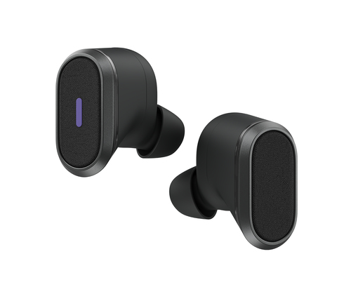 Гарнитура Logitech ZONE TRUE WIRELESS, для компьютера/мобильных устройств, вкладыши, bluetooth, темно-серый [985-001082]
