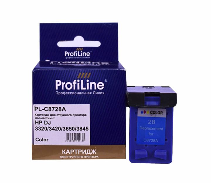Картридж ProfiLine PL-C8728A-Color PL-C8728AE_C/M/Y для принтеров HP DJ 3320/3420/3650/3845  Color водн ProfiLine