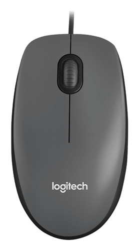 Мышь проводная Logitech M90 черный/серый, 1000 dpi, USB, кнопки - 3