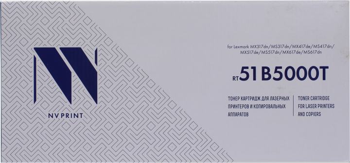 Картридж NV-Print  51B5000T  для  Lexmark MX317dn/MS317dn/MX417de/MS417dn/MX517de/MS517dn/MX617de/MS617dn