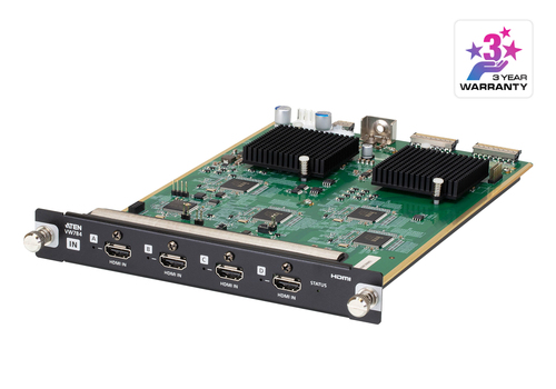 Плата ввода Aten ProAV black: 4-портовая 4K HDMI Плата ввода для серии VW
