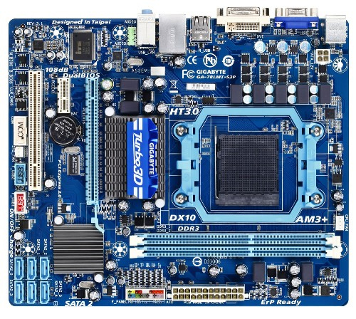Gigabyte GA-78LMT-S2P RTL {AM3+ AM3, AMD760g, DDR3-1333(O.C), 8ch Audio, PCI-E, SATAII, Raid, DVI-D, D-Sub, mATX}