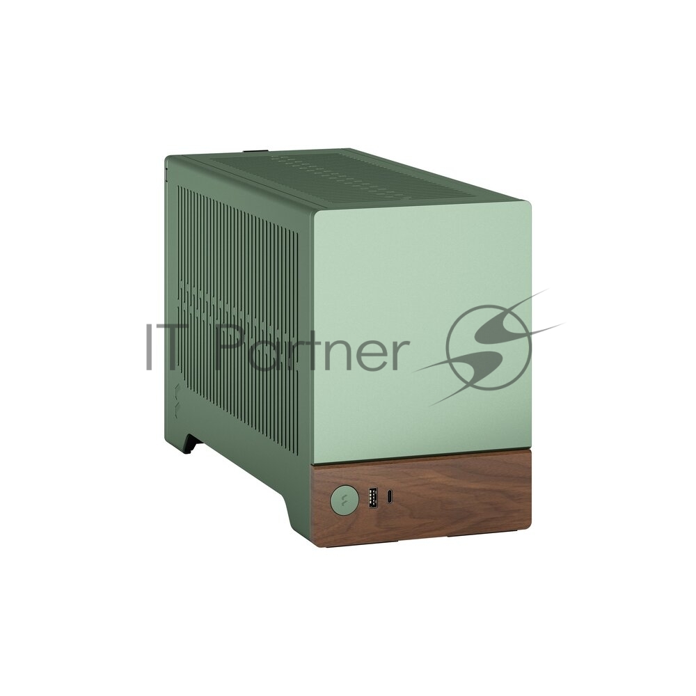 Компьютерный корпус без блока питания Fractal Design Terra, Mini-Tower, no fans, 1xUSB-A 3.0 + 1xUSB 3.2 Type-C, SFX PSU Support, mITX Jade