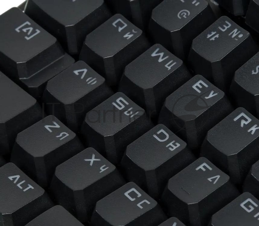Клавиатура проводная A4 B975 механическая черный USB Gamer LED (подставка для запястий)