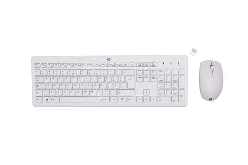 3L1F0AA - Клавиатура и мышь HP 3L1F0AA 230 Wireless Mouse and Keyboard Combo (White) RUSS