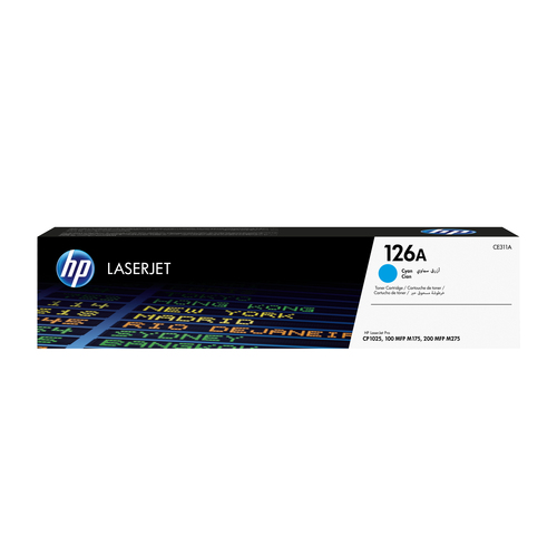 CE311A - Картридж Color LaserJet 126A Cyan Crtg для CLJ CP1025/CLJ Pro 100 color MFP M175/CLJ Pro 200 color MFP M275
