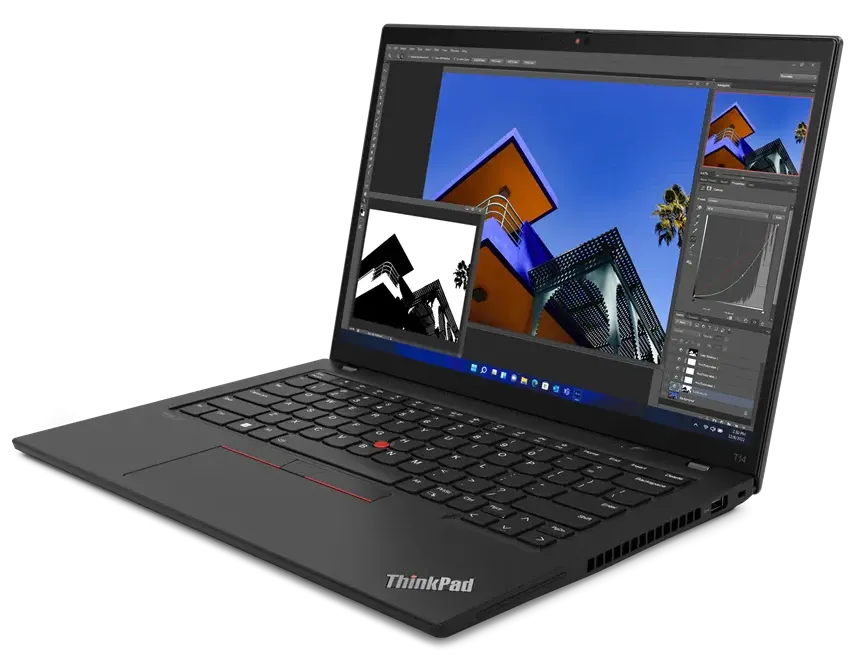 Ноутбук Lenovo ThinkPad T14p (Core i5 13500H/14"/2.2K/2240x1400/16Gb/1 Тб SSD/RTX 3050 4Gb/Win 11 Pro) Gray