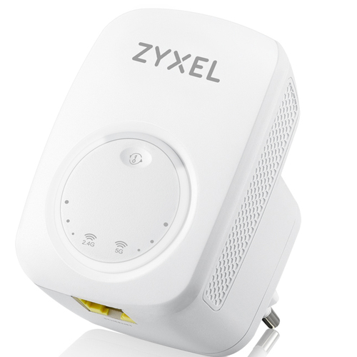 Zyxel WRE6505V2-EU0101F Точка доступа/мост/повторитель Zyxel WRE6505 v2, AC750, 802.11a/b/g/n/ac (300+433 Мбит/с), 1xLAN