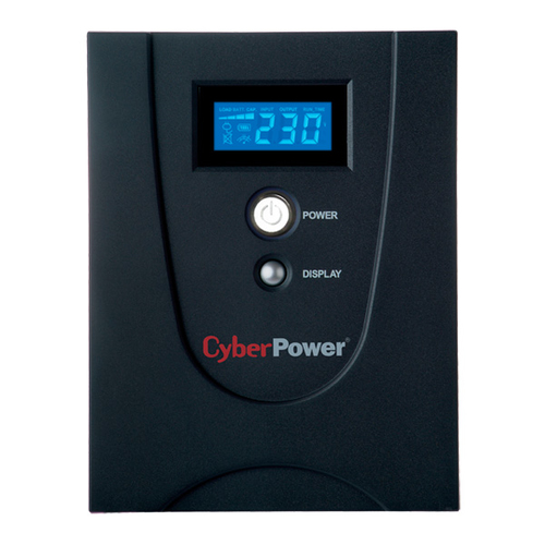 ИБП CyberPower VALUE 2200EI, Line-Interactive, 2200VA/1320W, USB&Serial, RJ11/RJ45, 6 IEC-320 С13 розеток, Black, 0.16х0.21х0.35м., 14.7кг./ UPS Line-Interactive CyberPower VALUE2200EILCD 2200VA/1320W USB/RS-232/RJ11/45 (6 IEC С13)