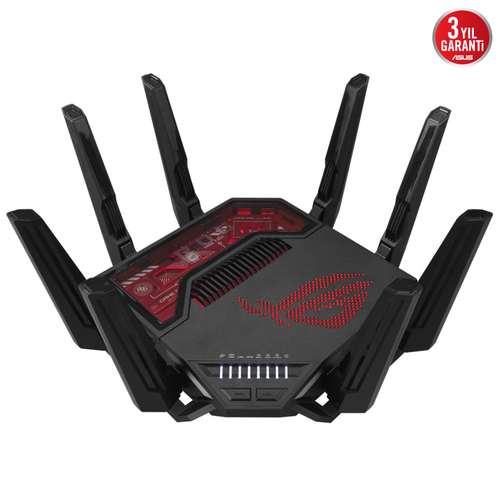 Маршрутизатор ASUS GT-BE19000 WiFi 7 2х10G 4х2.5G 2xUSB 11529+5764+1376Mbps 6GHz/5GHz/2.4GHz (90IG0850-MO9A0V)