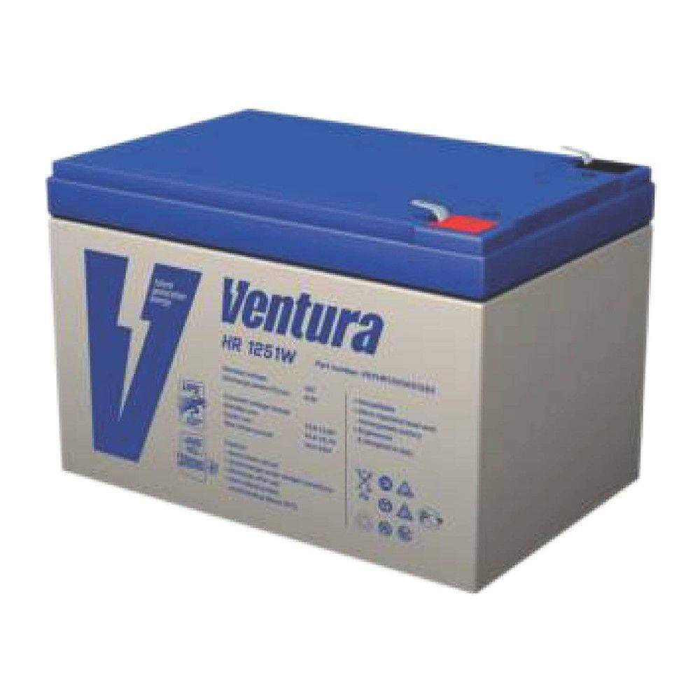 Аккумулятор Ventura HR 1251W, 12В, 12Ач, AGM