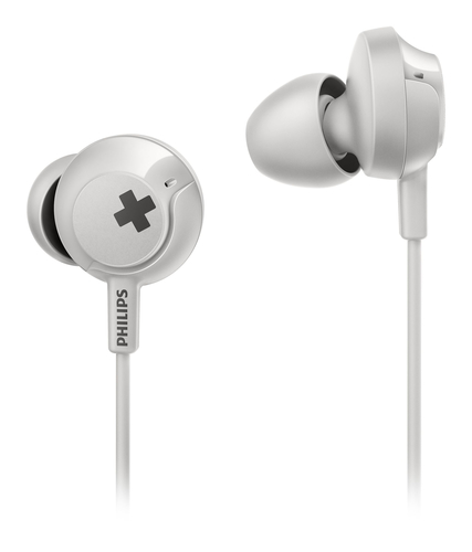 Наушники с микрофоном Philips SHE4305, белый (SHE4305WT)