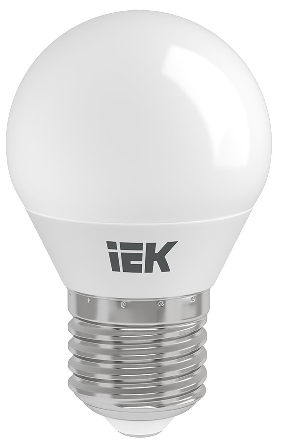 Лампа светодиодная IEK шар  G45 Е27 7W (630lm) 6500К 83х45 ECO LLE-G45-7-230-65-E27