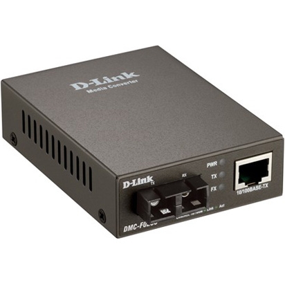 Медиаконвертер D-Link DMC-F02SC/A1A, 100Base-TX to 100Base-FX, SC
