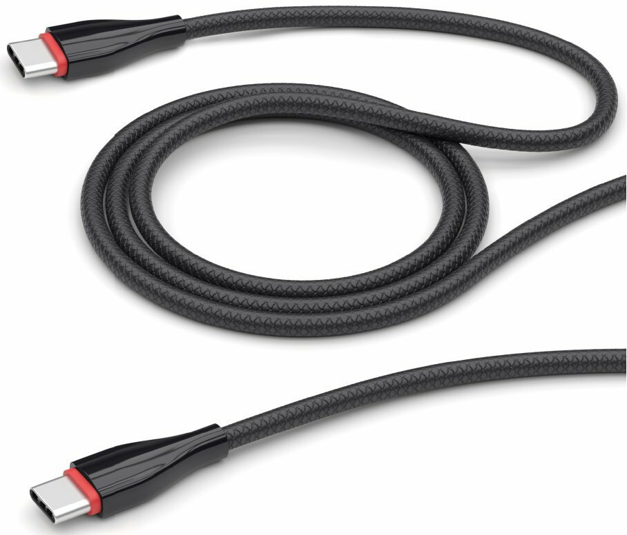 Кабель Deppa 72206, USB 3.0 A→Type-C, 1.2м, черный