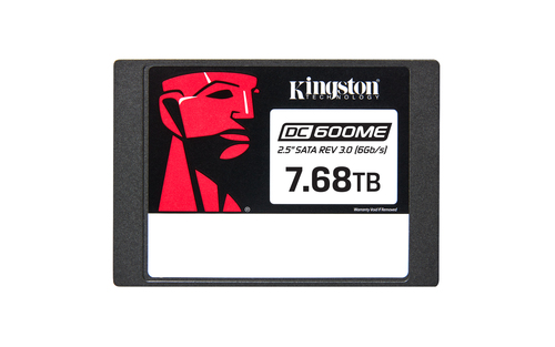Твердотельный накопитель/ Kingston SSD DC600M, 7680GB, 2.5" 7mm, SATA3, 3D TLC, R/W 560/530MB/s, IOPs 94 000/34 000, TBW 14016, DWPD 1 (12 мес)