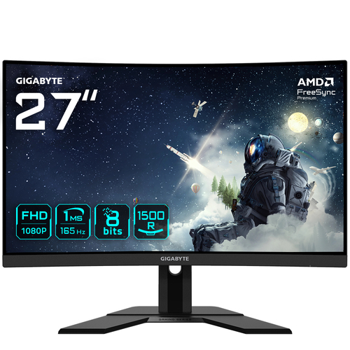 Gigabyte 27" G27FC A VA 1920x1080 165Hz FreeSync 250cd/m2 16:9 20VM0-GG27FCABT-1EKR