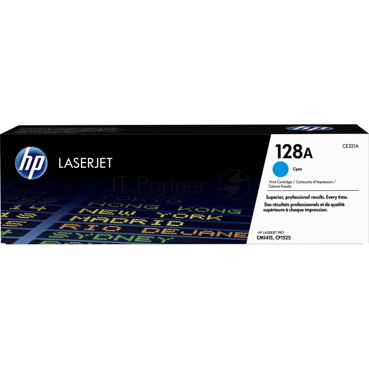 Картридж лазерный HP CE321A 128A голубой для CLJ Pro CM1415FN/CM1415FNW/CP1525N/CP1525NW 1300 стр.