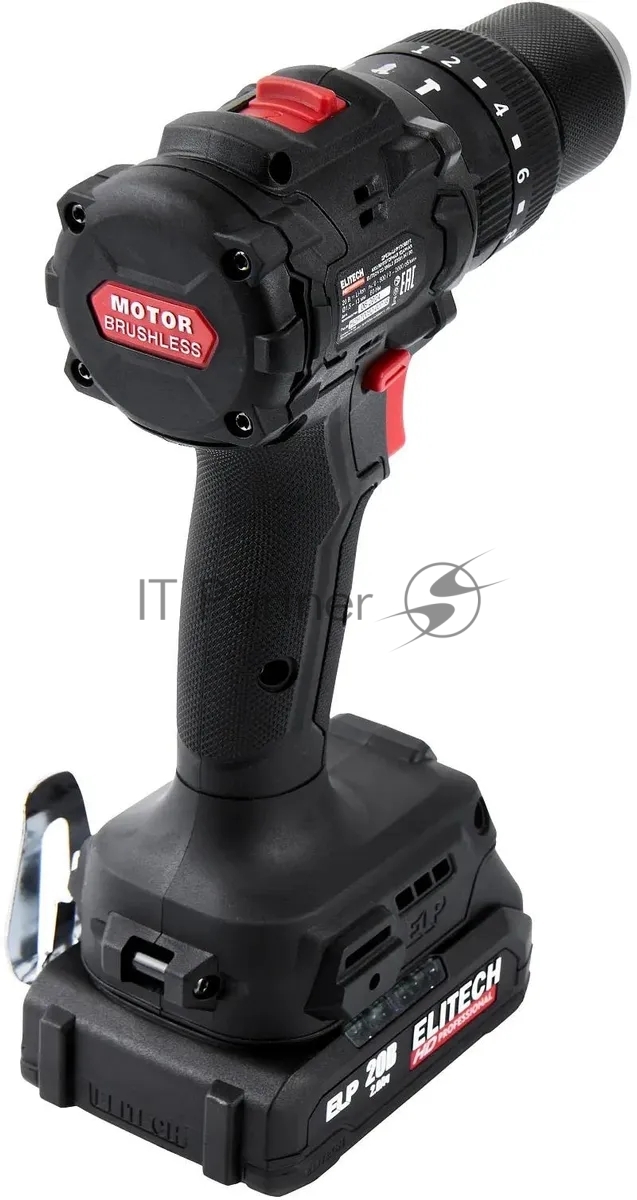 Дрель-шуруповерт Elitech CD 20ISL2 (E2201.041.01) 40Вт аккум. патрон:быстрозажимной (кейс в комплекте) (205722)