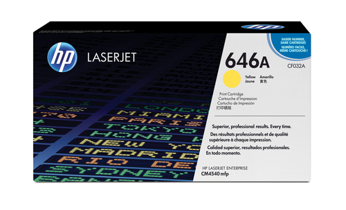 Тонерный картридж HP (Hewlett Packard) желтый CF032A (Katun)