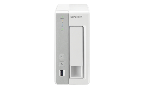 QNAP NAS Server <TS-131>  (1x3.5"/2.5" HDD SATA,GbLAN,3xUSB3.0,eSATA)