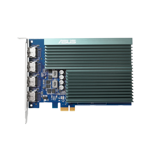 Видеокарта ASUS PCI-E GT730-4H-SL-2GD5 NVIDIA GeForce GT 730 2Gb 64bit GDDR5 902/5010 HDMIx4 HDCP Ret [GT730-4H-SL-2GD5]