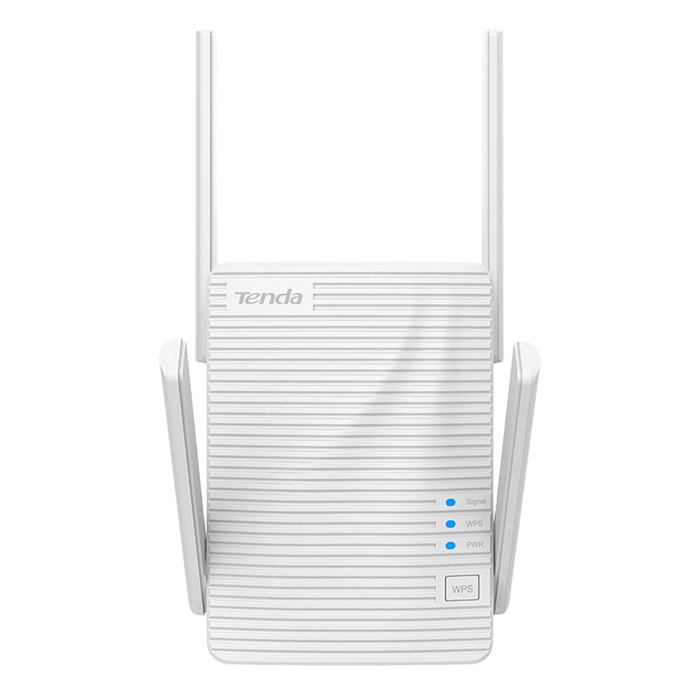 Tenda Усилитель Wi-Fi сигнала A21 Двухдиапазонный усилитель сигнала AC2100 до 300 Мбит/с на 2,4ГГц + до 1734 Мбит/с на 5ГГц, LAN 1x1 Гбит/с, внешних антенн 4x3dBi