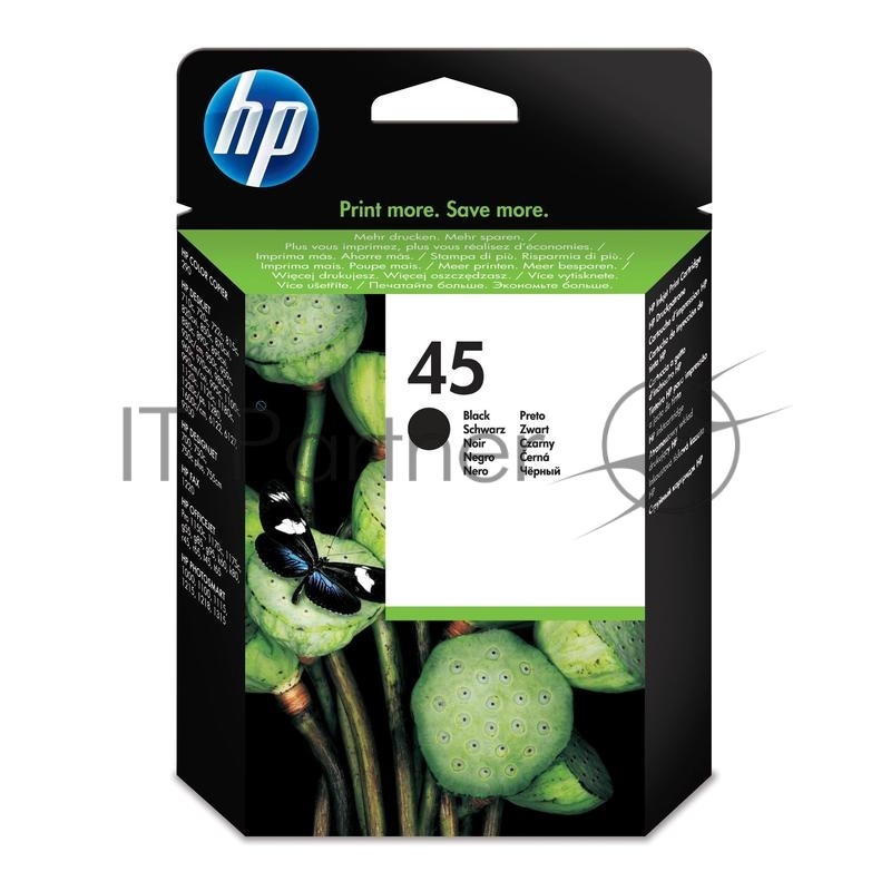 Картридж Hi-Black (51645AE) для HP DJ 850C/970C/1600C, №45, Bk NEW