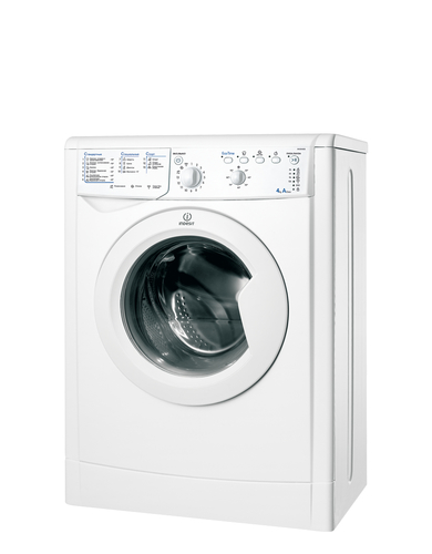 Стиральная машина INDESIT IWUB4085, 800 оборотов/мин, 4 кг, фронтальная загрузка, 13 программ, 60х33х85 см, белая